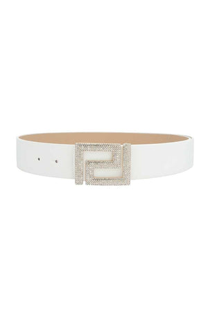 Rhinestone Pave Geo Shape Belt