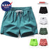 NASA GISS Summer Hot Selling Sports shorts, hardloopbroeken, driedelige broek, heren en dames zakken met ritssluiting, paarden kort