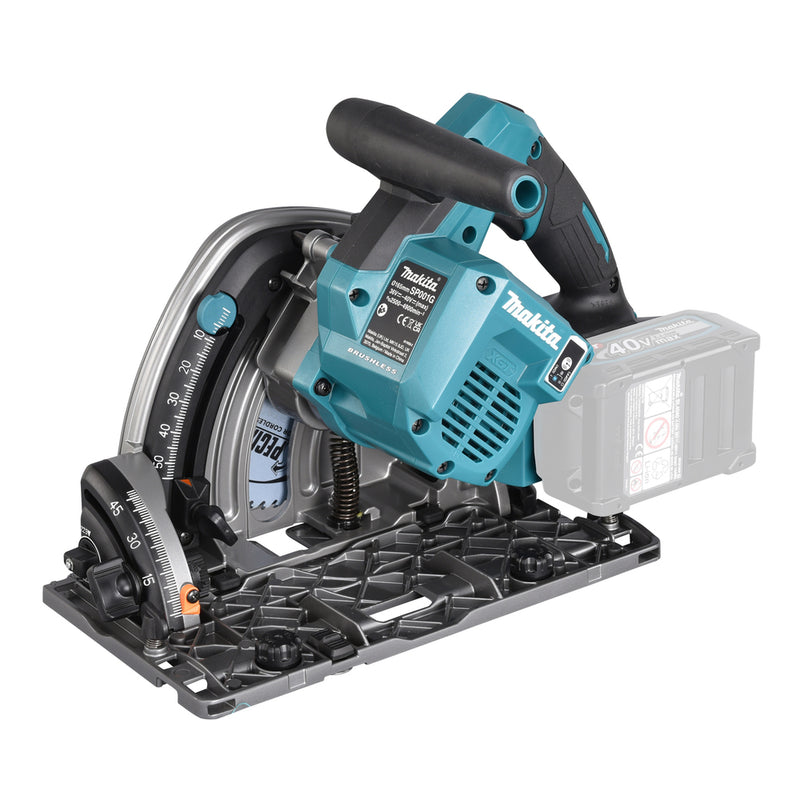 Makita SP001GZ03 Cordless plunge saw XGT, ø165mmx20mm, Brushless motor, AWS, BL-M, Makpac, Without batteries and charger!