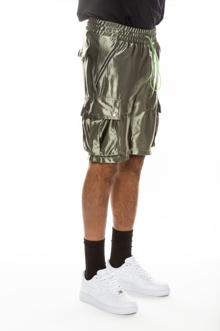 Satin Street Cargo Shorts