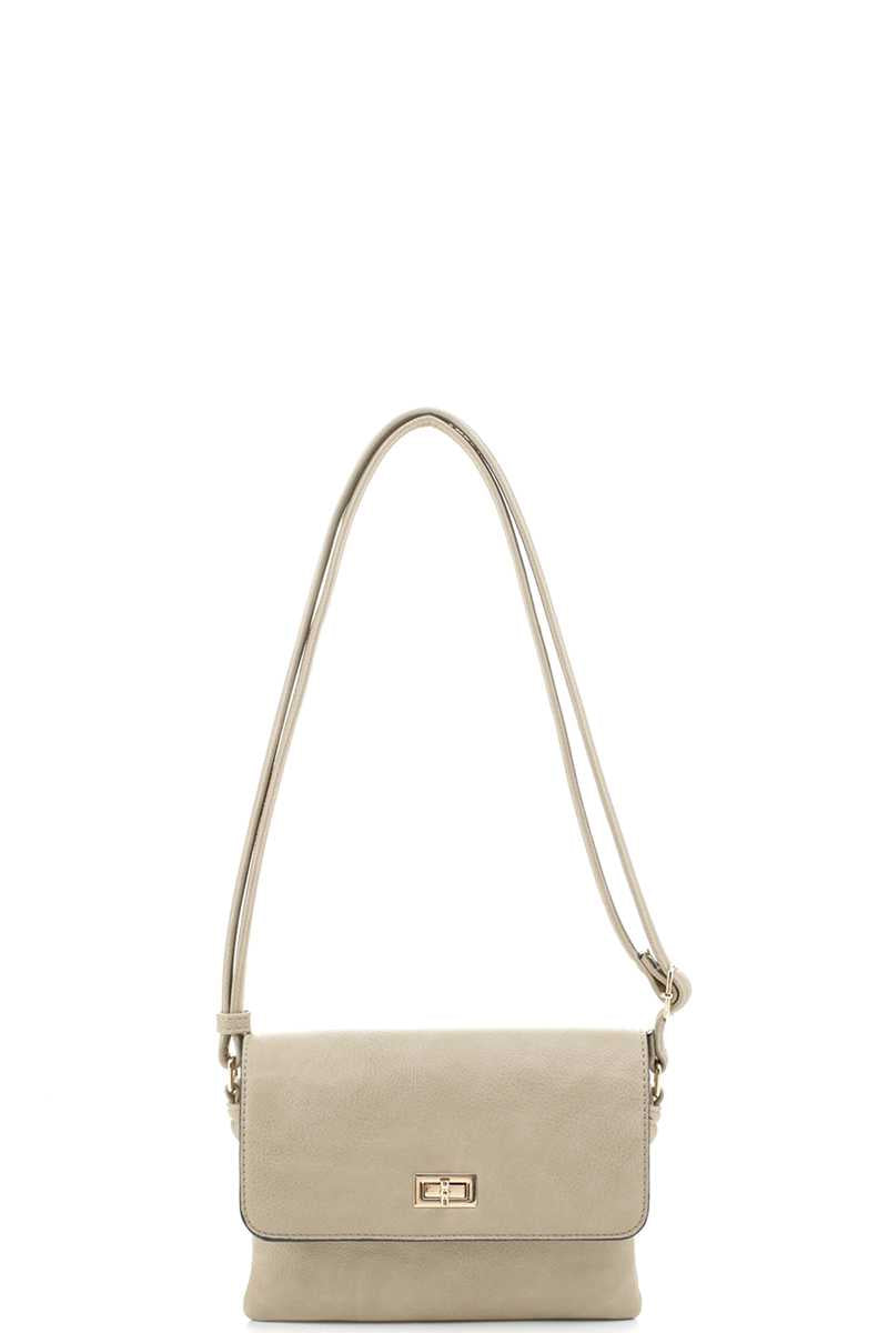 Smooth Colored Crossbody Bag