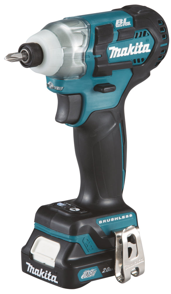 Makita TD111DSAJ Cordless Impact Driver, 12V MAX, 2x2.0 Ah Li-ion