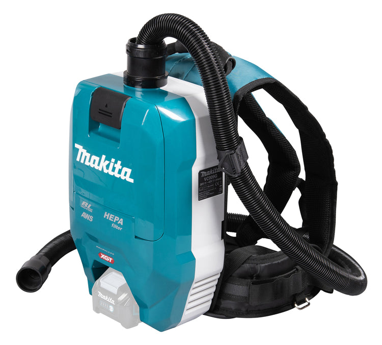 Makita VC009GZ01 Cordless Backpack Vacuum Cleaner 40V XGT, AWS