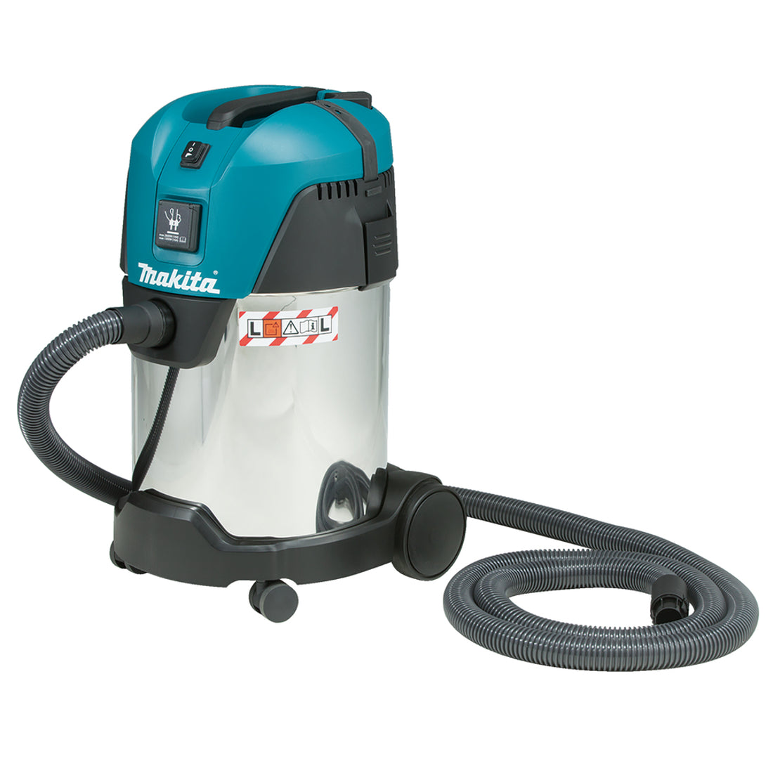 Makita VC3011L Vacuum Cleaner (Wet & Dry), 1000 W, 3600 l/min, 210mbar, 30 l