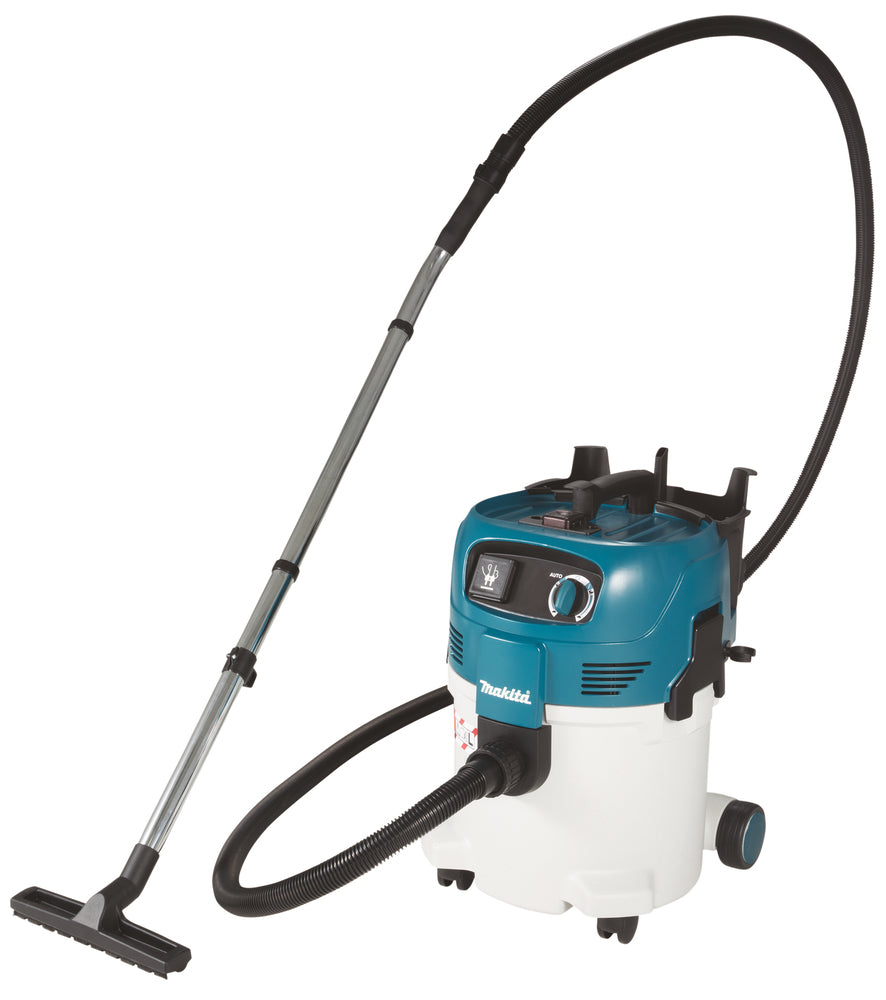 Makita VC3012L Vacuum Cleaner (Wet & Dry), 1400 W, 3700 l/min, 250mbar, 30 l