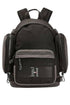 Tommy Hilfiger Mens Black Backpack - Slank en stijlvol voor dagelijks gebruik