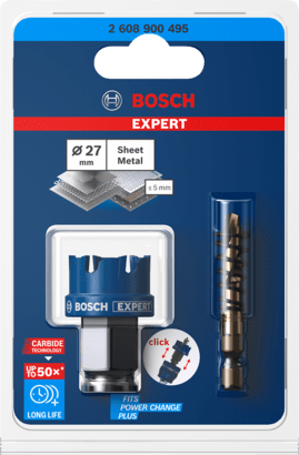 Ny ekte Bosch 2608900495 Expert Sheet Metal PC Plus Hole Saw for Rotary