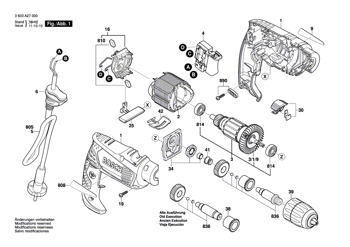 Uusi aito Bosch 2609003374 ARMATURI