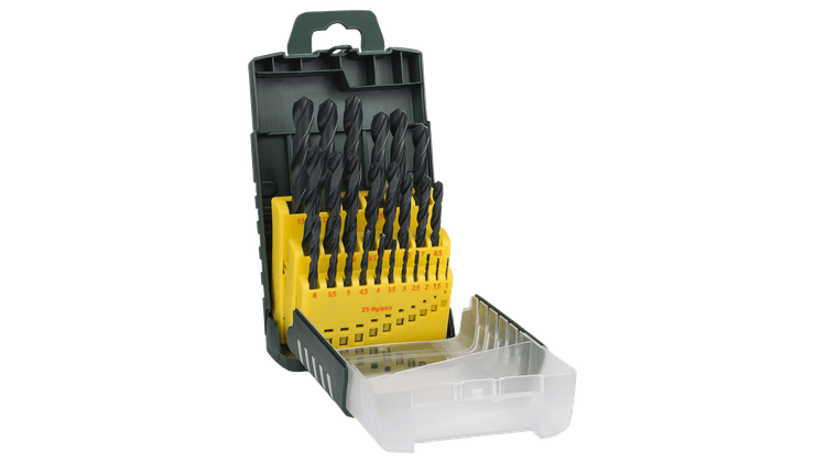 Ny äkta Bosch 2607019446 Metal Drill Bit HSS-R, Set 25 Pieces Metal Drill