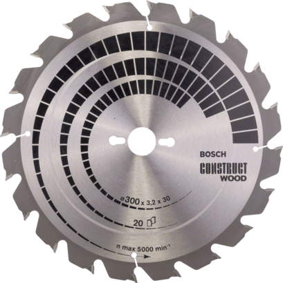 Neues Original Bosch 2608640690 Construct Wood Kreissägeblatt für Tischkreissägen