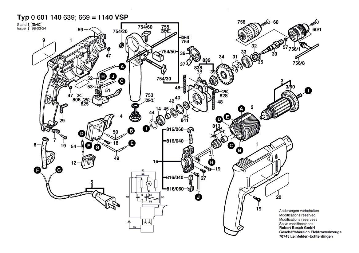 Ny ekte Bosch 2605104436 Boligseksjon