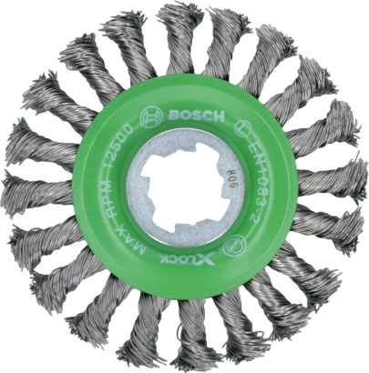 Ny ekte Bosch 2608620733 X-lås tungt for inox wire wheel, knyttet wire for