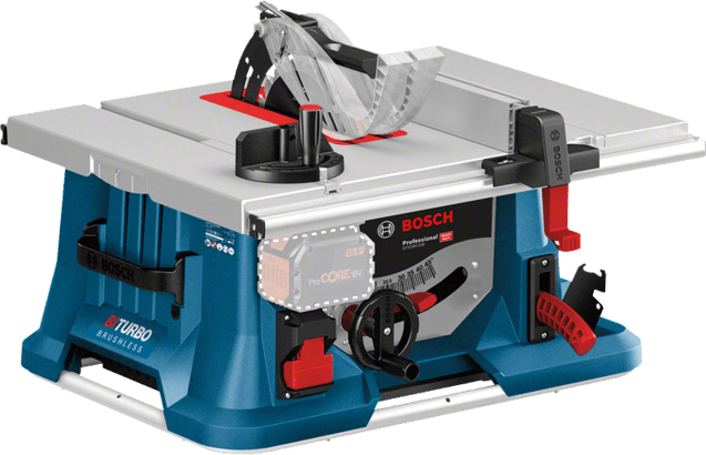 Nouveau véritable bosch 0601b44000 GTS 18V-216 Sci de table sans fil professionnel Biturbo