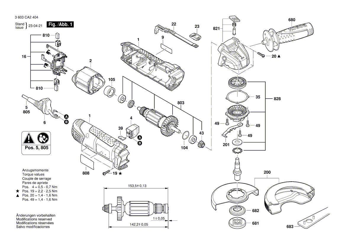 Ny ekte Bosch 160111A2SV -typeskilt