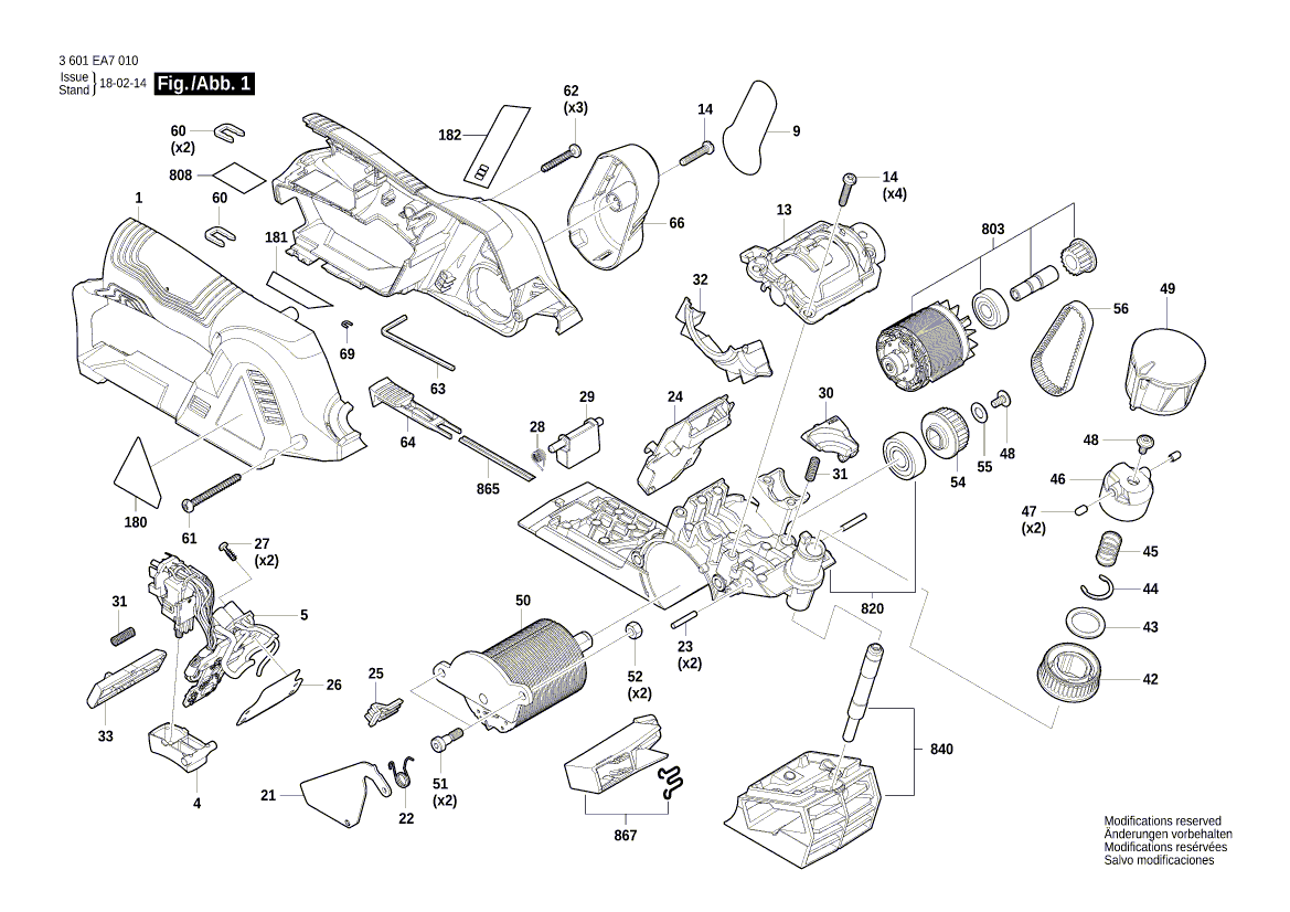 Nouvelle plaque de base Bosch 1607000ch7 authentique