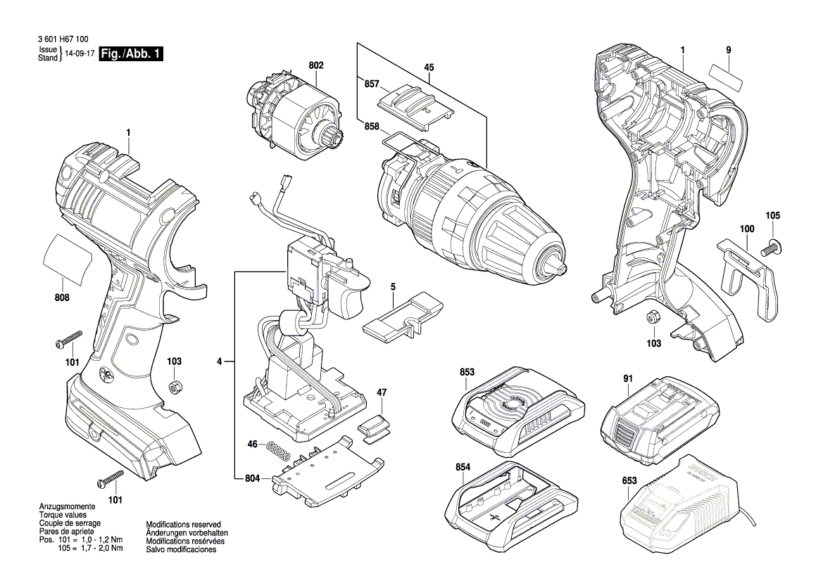 Neues Originalgehäuse von Bosch 2609100856