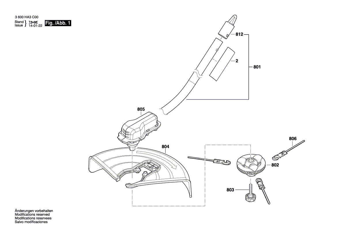 New Genuine Bosch F016L72333 Warning Label