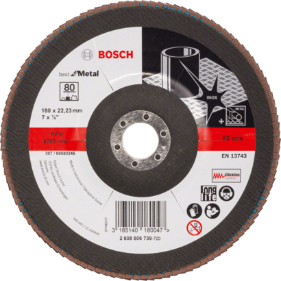 Новый оригинальный Bosch 2608606739 X571 Лучший для металлических лепестковых дисков, прямая версия