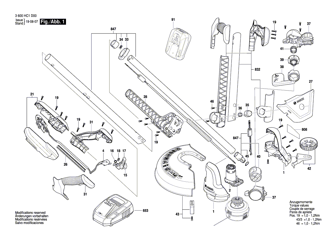 Nouveau véritable couvercle de bobine Bosch 1600A02P6D