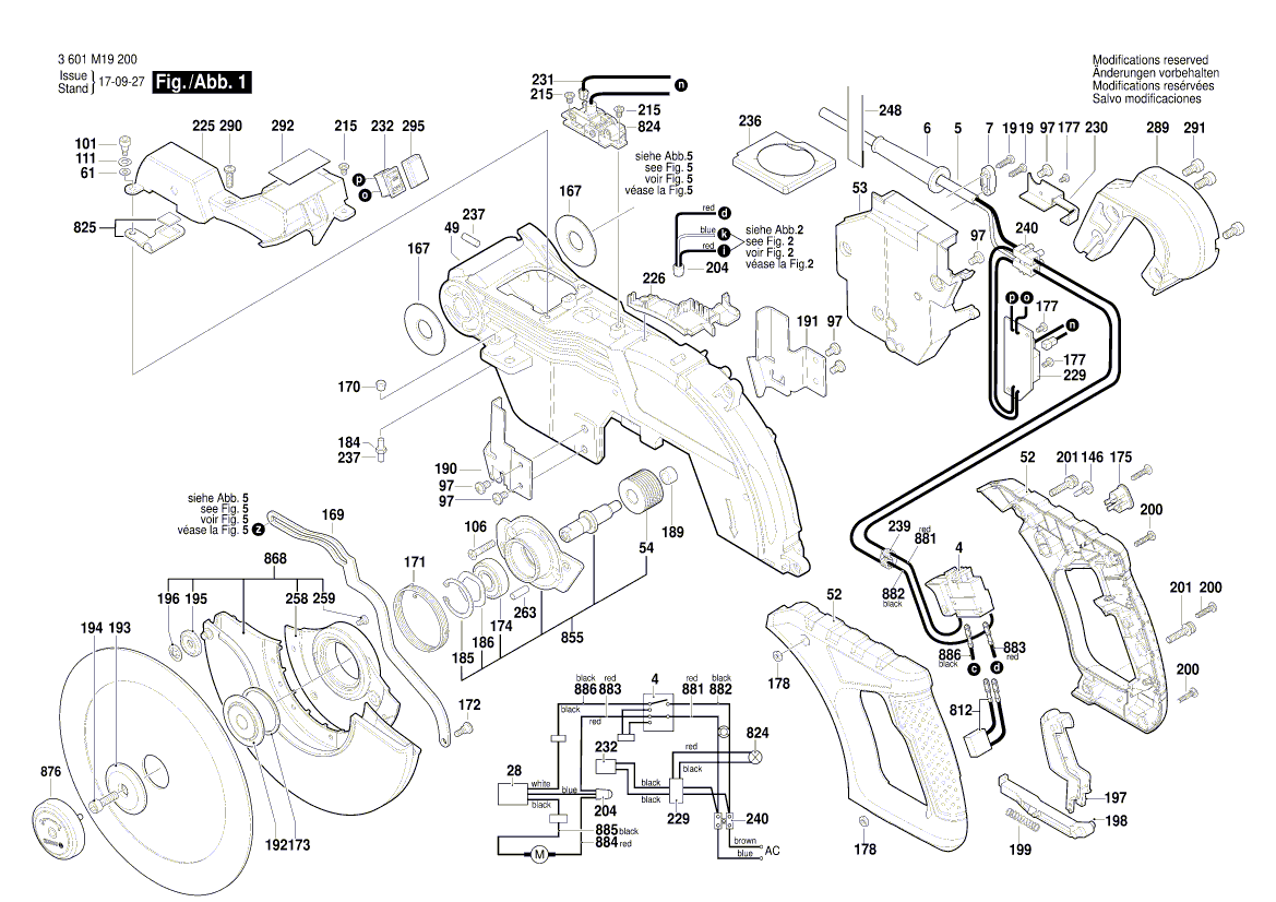 Nieuwe echte Bosch 1609b05371 Dustextractie