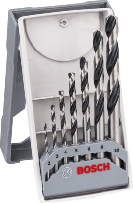 New Genuine Bosch 2608577347 HSS Twist Drill Bit PointTeQ Set, 5-Pieces For