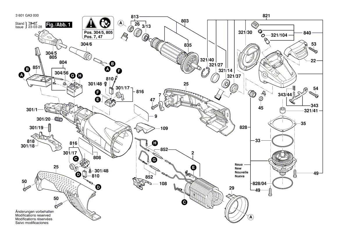 Neue Original-Schutzhülle 1600A025XT von Bosch