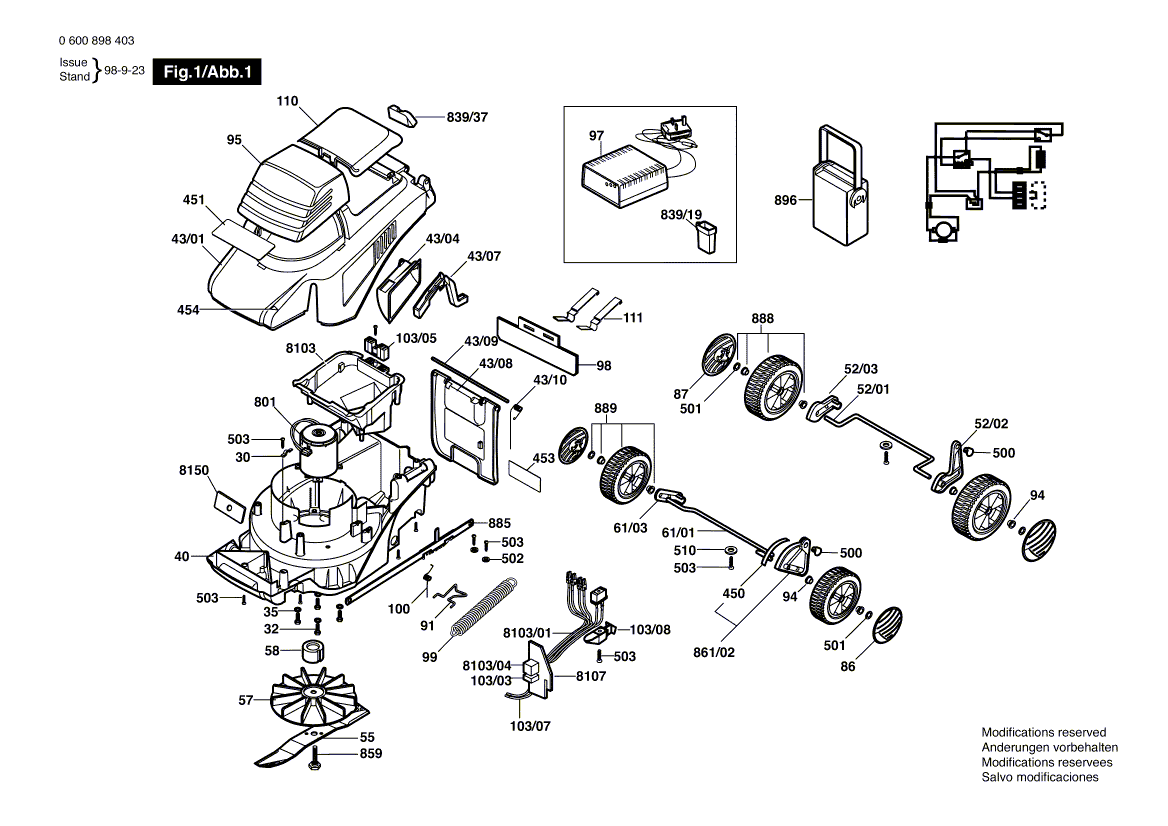 Ny ekte Bosch F016L61793 Monteringsnøkkel