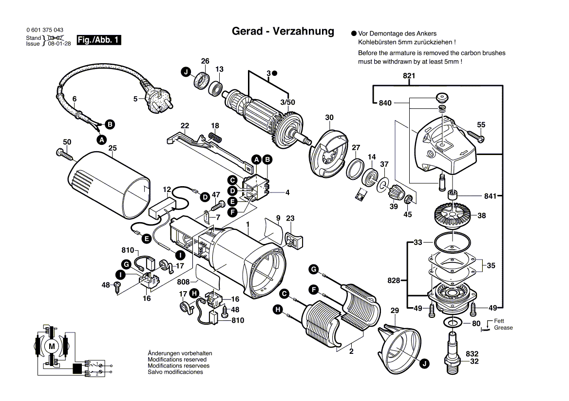 Nouveau véritable couverture de logement Bosch 1605500194