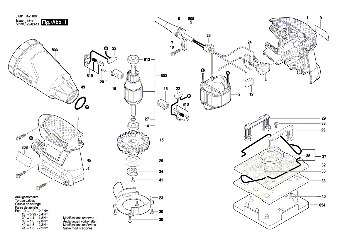 New Genuine Bosch 2609136031 Nameplate