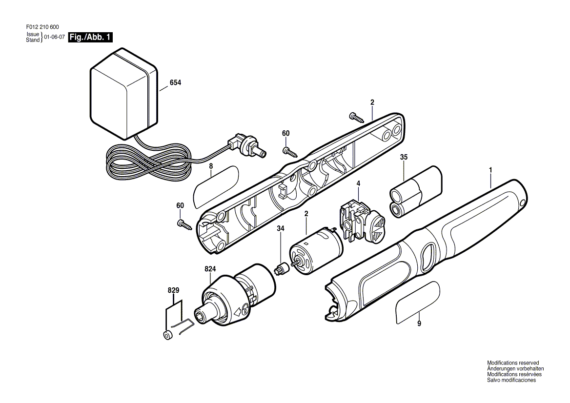 Новое оригинальное быстрое зарядное устройство Bosch 2610914042