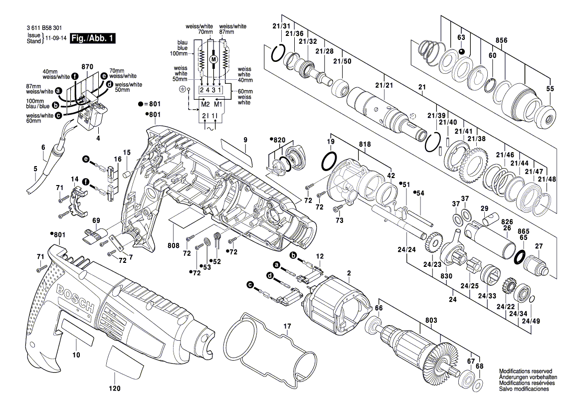 Nieuwe echte Bosch 1614601077 Spring Ring Ring