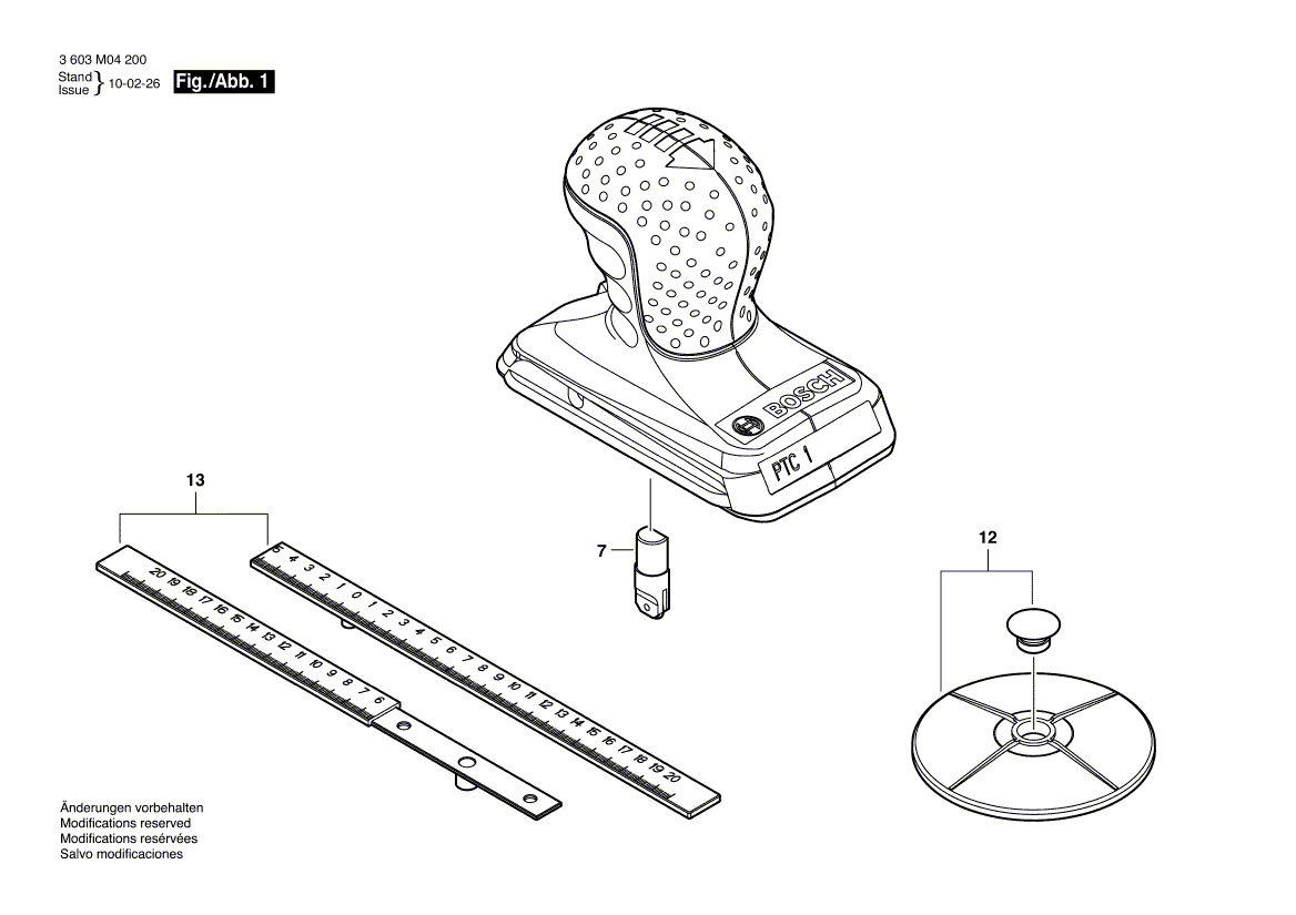 Nytt äkta Bosch 1619PA0539 Auxiliary Tool