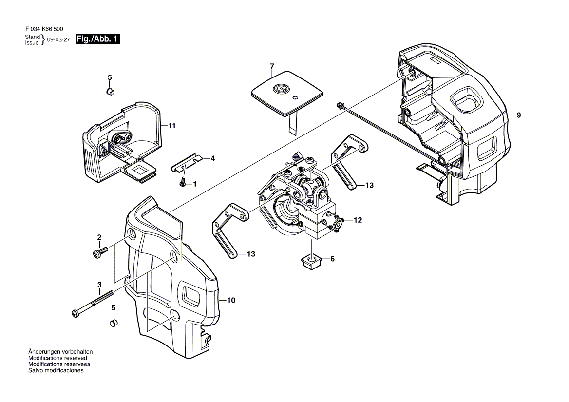 Новый оригинальный корпус Bosch 2610A08332 в сборе