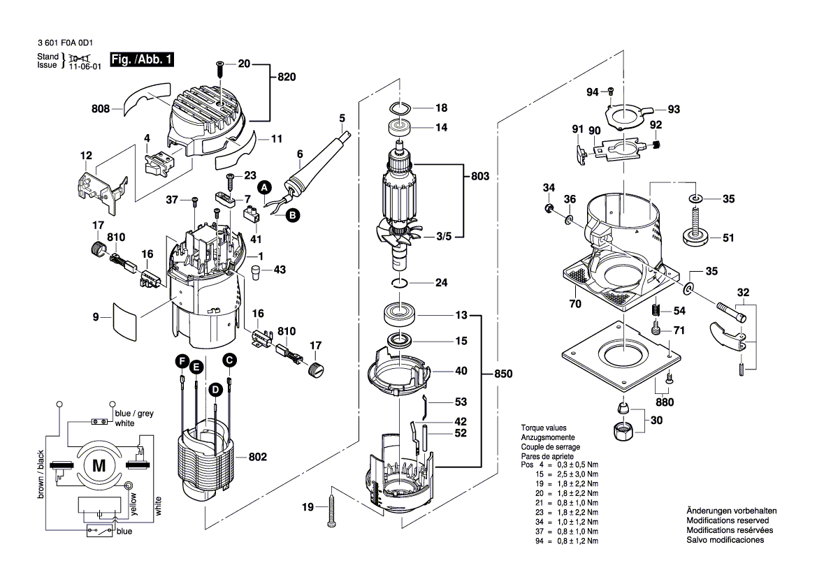 Nouveau véritable bosch 2609100140 Handle de capuchon