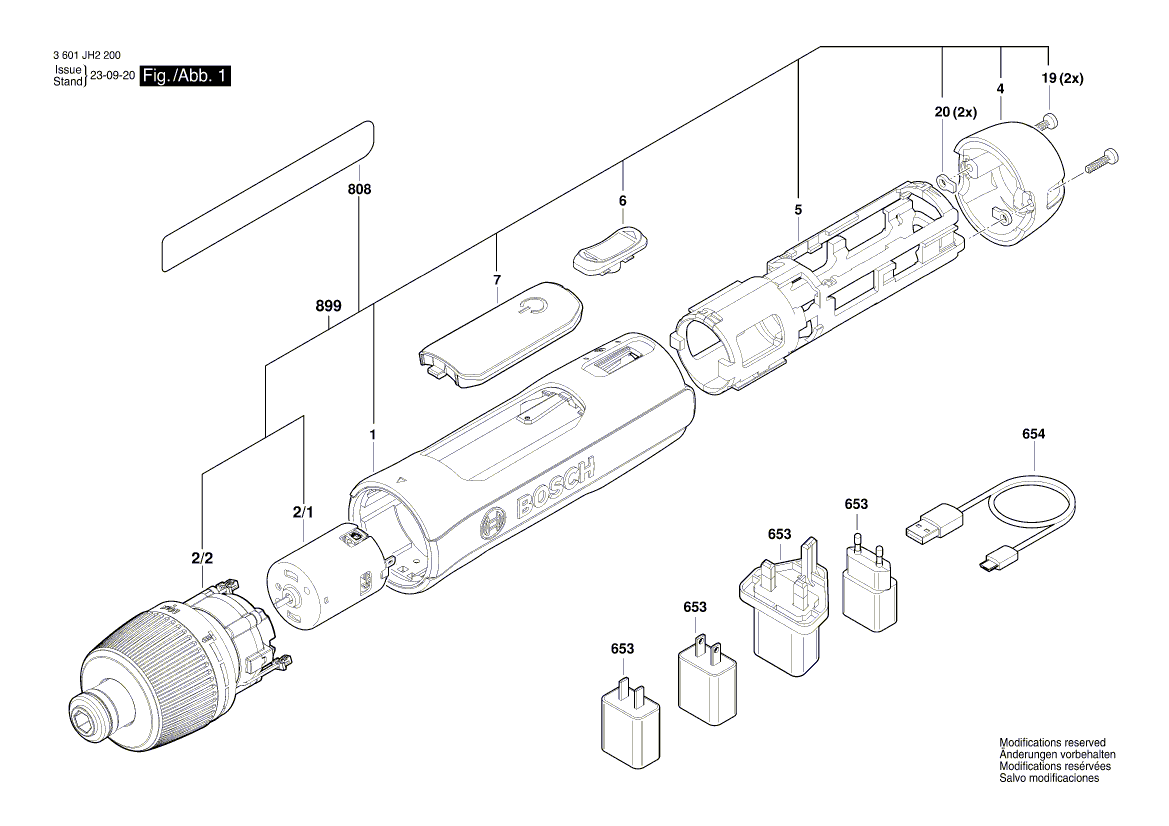 Neuer Original-Gleichstrommotor 160702266W von Bosch