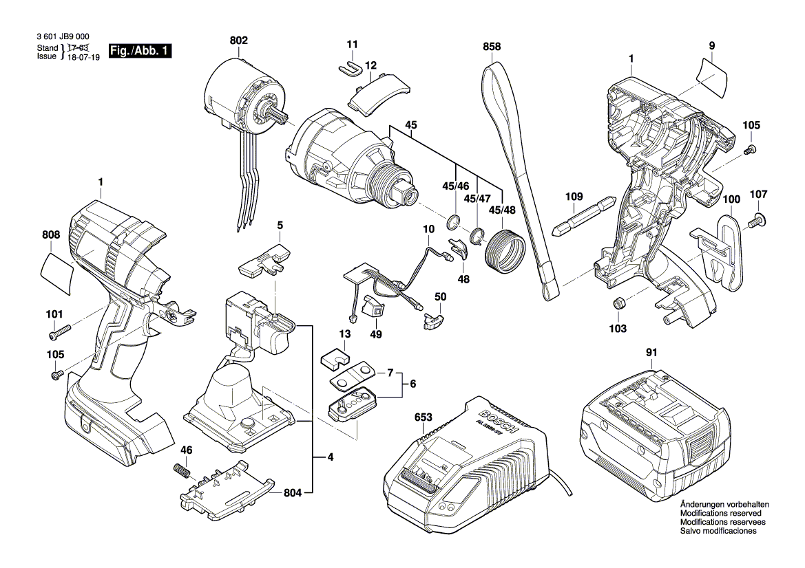 Ny äkta Bosch 2609199372 Gear Box