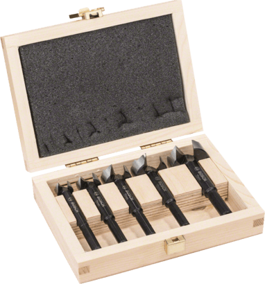 Uusi aito Bosch 2608577022 Forstner Drill Bit Set, 5-osainen kierto