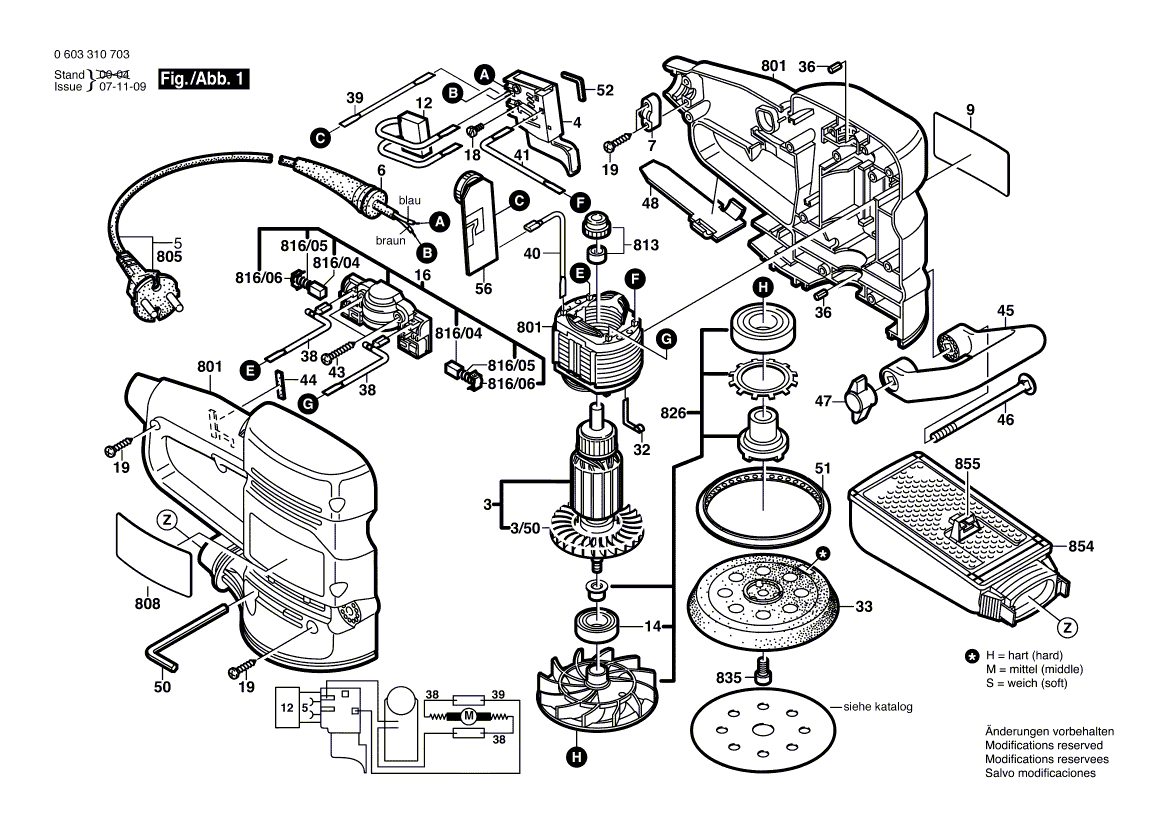 Ny ekte Bosch 2606610901 fan