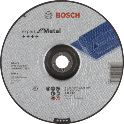 New Genuine Bosch 2608600225 Expert for Metal Cutting Disc For large angle