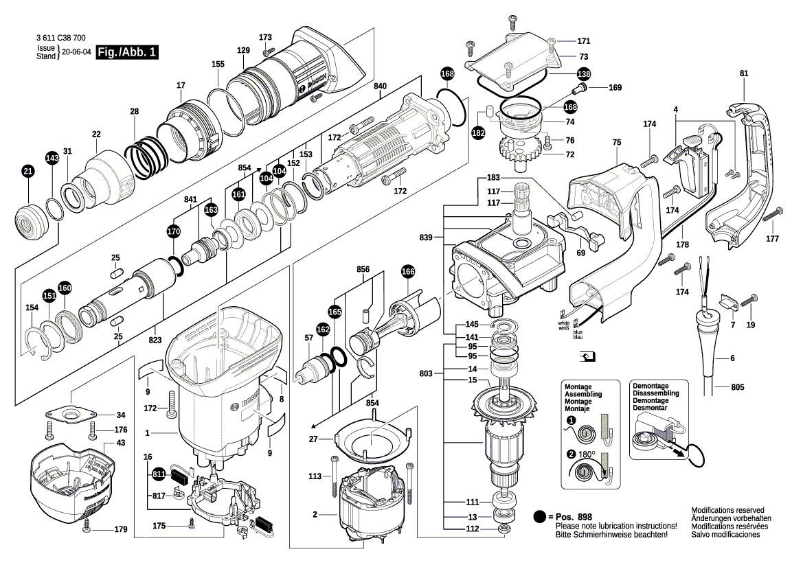 Nieuwe echte Bosch 1619p15619 -naamplaatje van de fabrikant