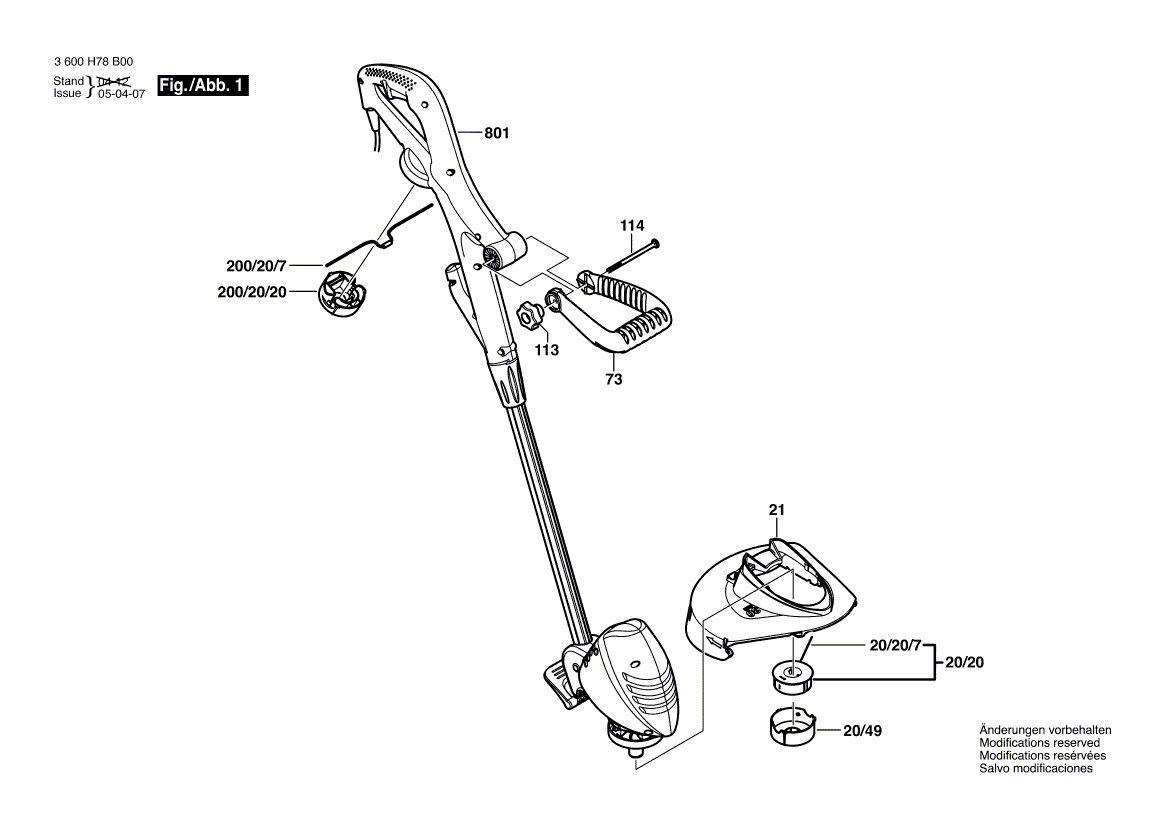 Nieuwe echte Bosch F016L71143 Plastic kabel