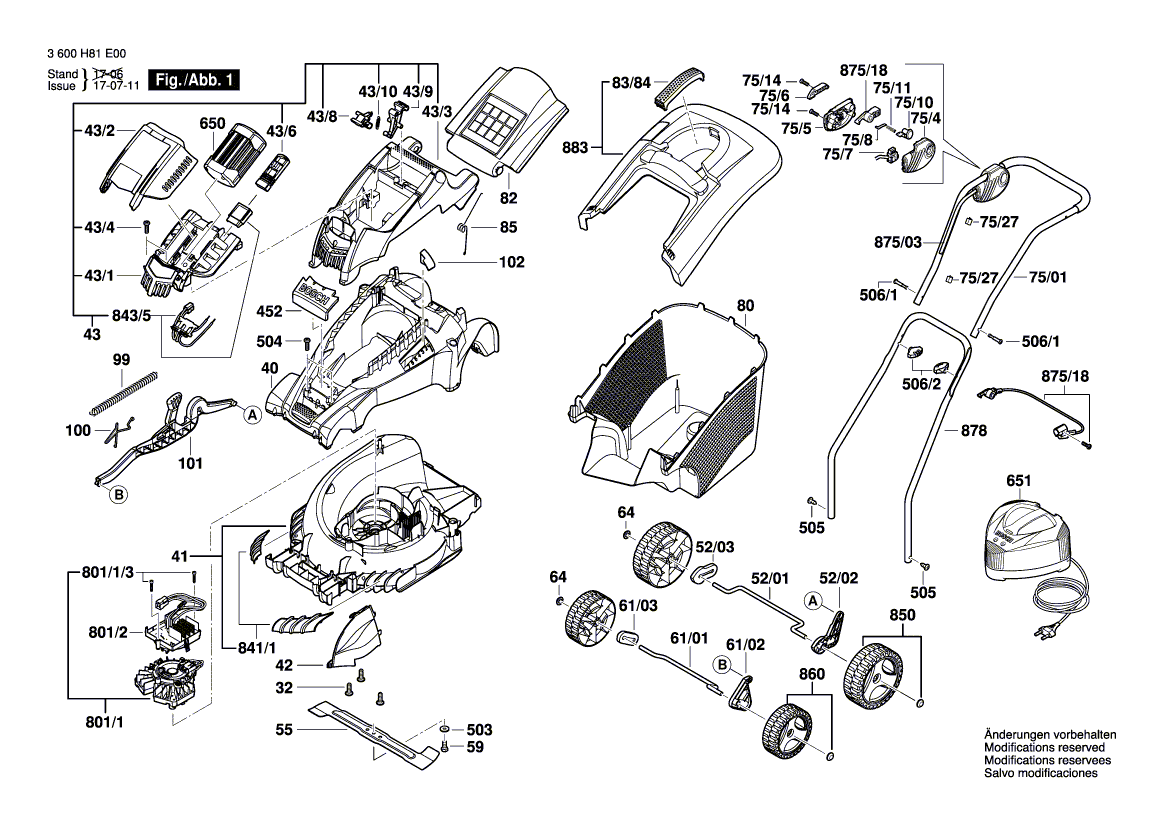 Neue originale Bosch F016L66004 Schneideklinge 