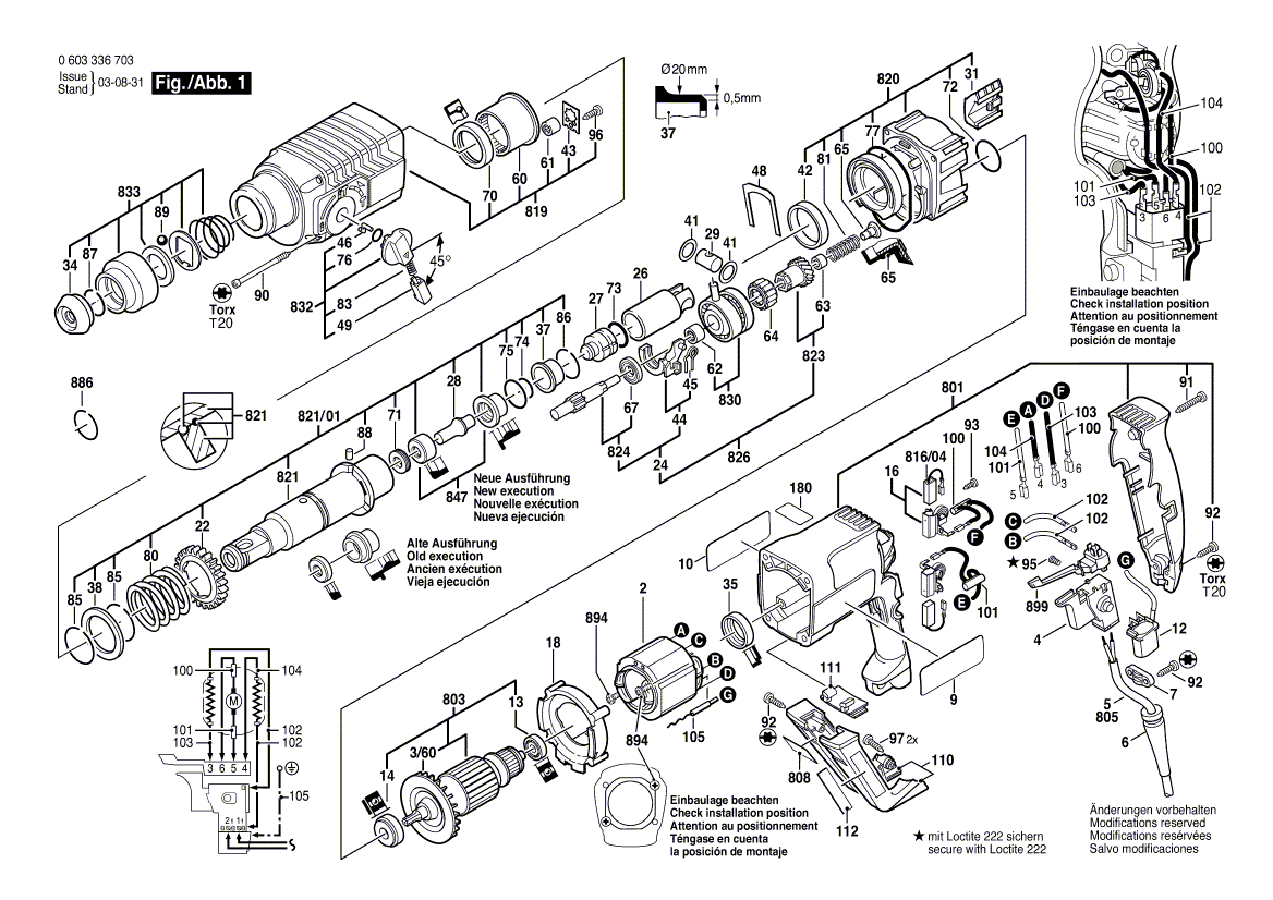 Nieuwe echte Bosch 1611110940 Referentieplaat