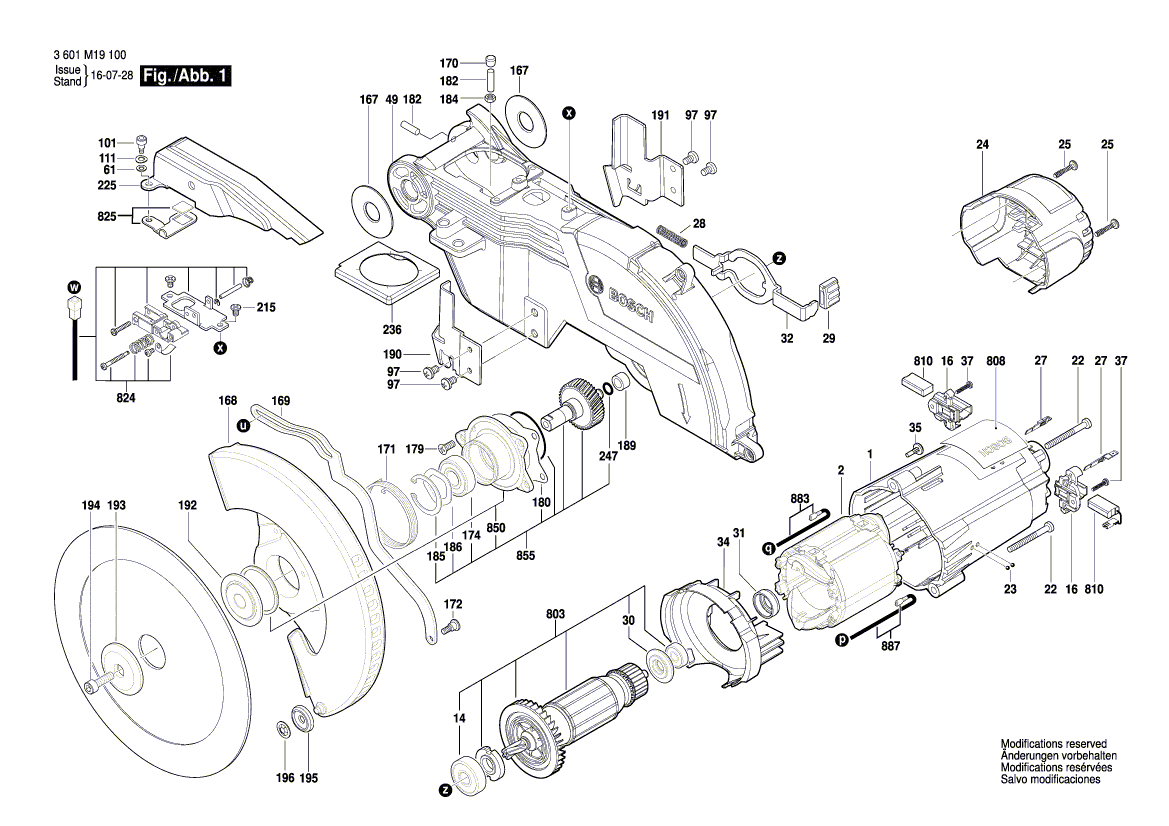 Ny ekte Bosch 1609B05382 Knurled skrue