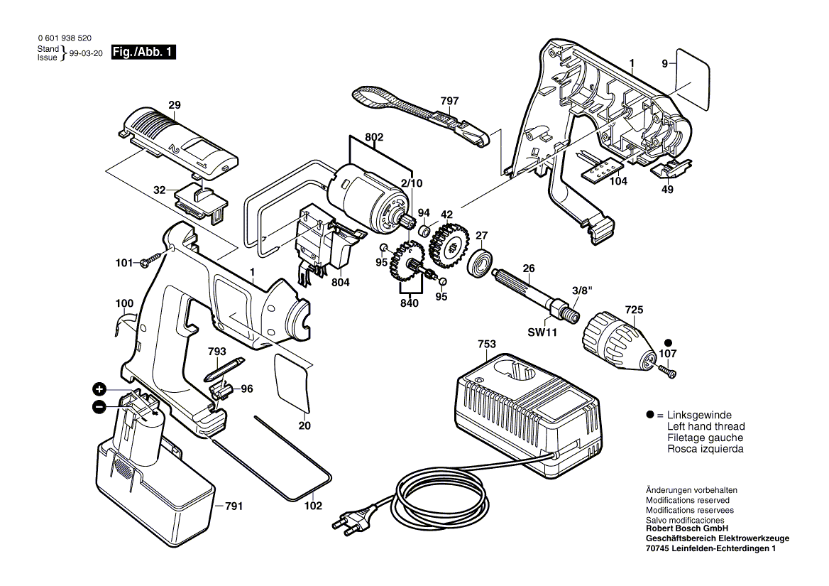 Uusi aito Bosch 2607200329 On-Off -kytkin