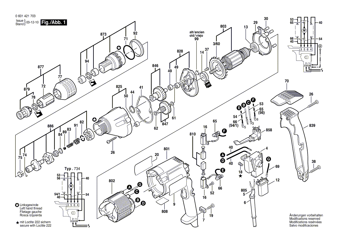 New Genuine Bosch 2604010803 Armature