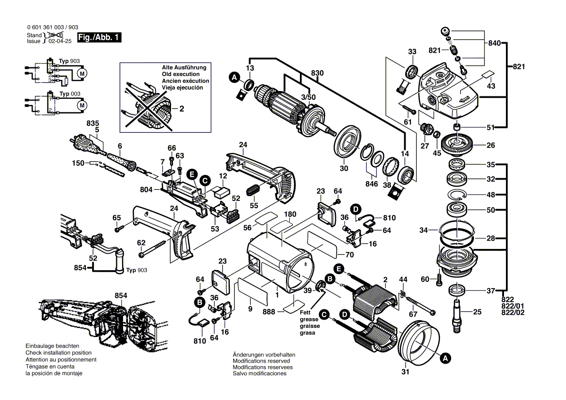 Neuer Originalschalter von Bosch 1607200105