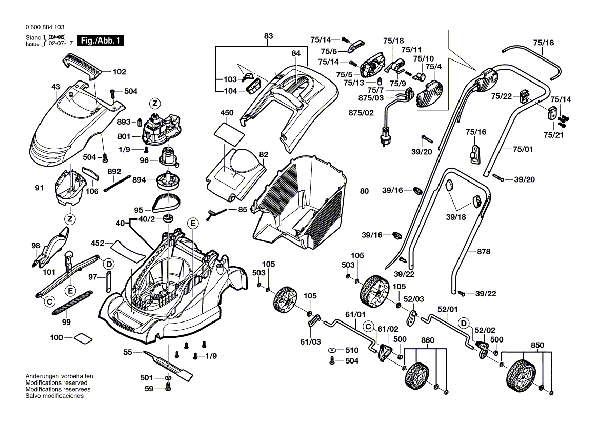 Nouveau véritable Bosch F016L64190 Cutter Blade