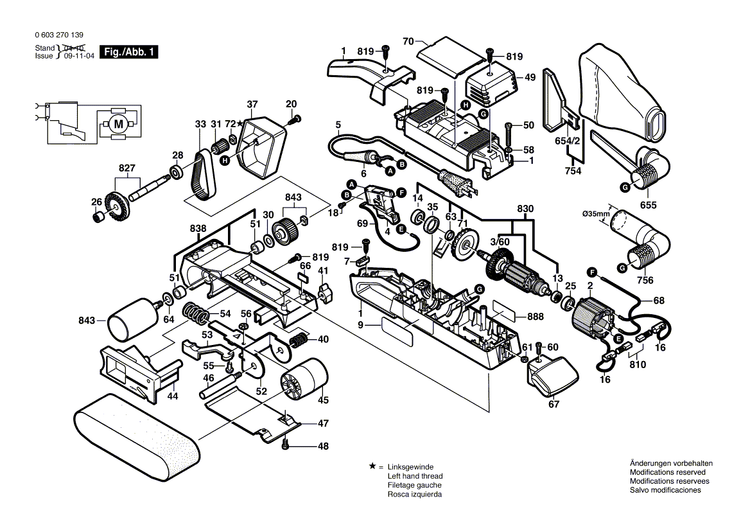 Bosch 2604736010 Toothed Belt Z=75 — PBS 75 A, GBS 75 A, GBS 75 AE