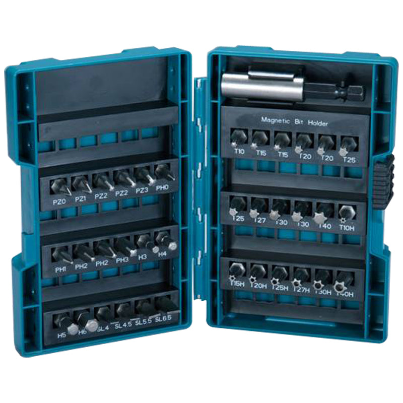 Nieuwe echte Makita B-28606 schroevendraaier bit set 37 stuks